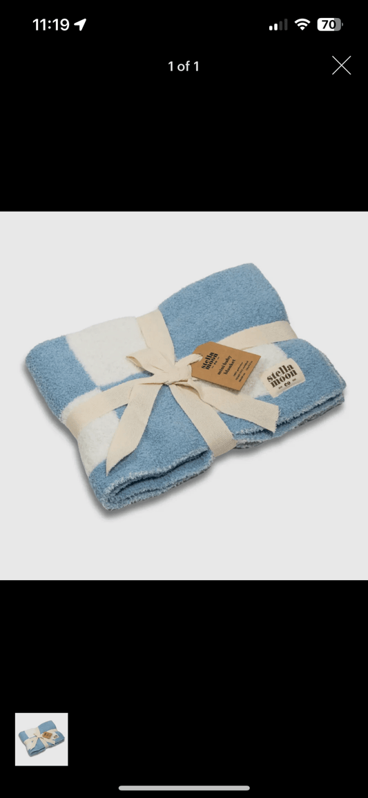 Mini Baby Blanket - Giggles & Baskets