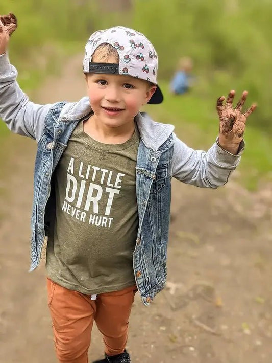 A little dirt never hurt T-shirt - Giggles & Baskets