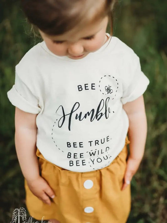 Bee Humble T-shirt - Giggles & Baskets