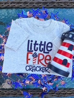 Little Firecracker tee - Giggles & Baskets